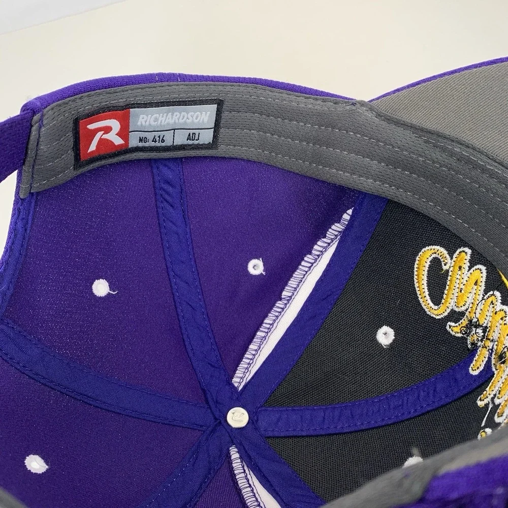 Wildcats Hat Kansas State Purple Richardson 416 Adjustable Baseball Cap STAIN